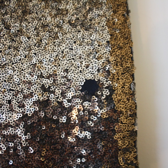 Lucy Paris Gold Sequin Leggings - Picture 4 of 5